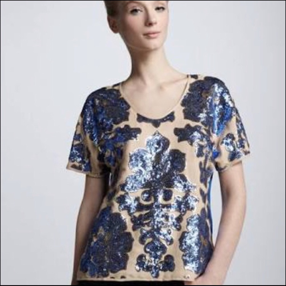Tracy Reese Sequin top